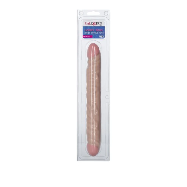 Ivory Duo-12in Double Dong Veined - How It Feels