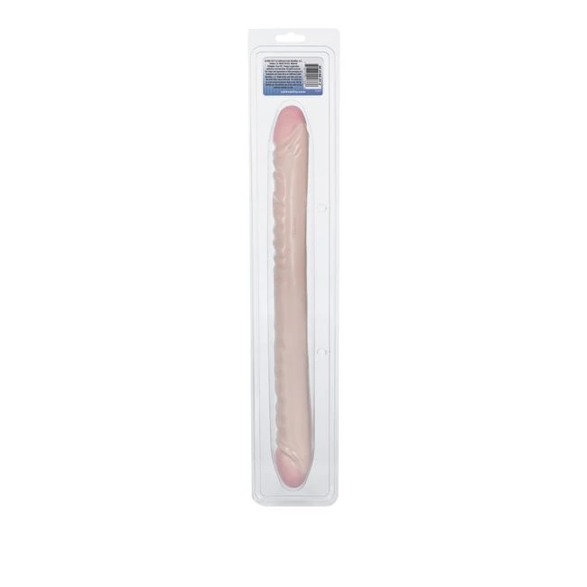 Ivory Duo 18in Veined Double Dong - Design and Materials