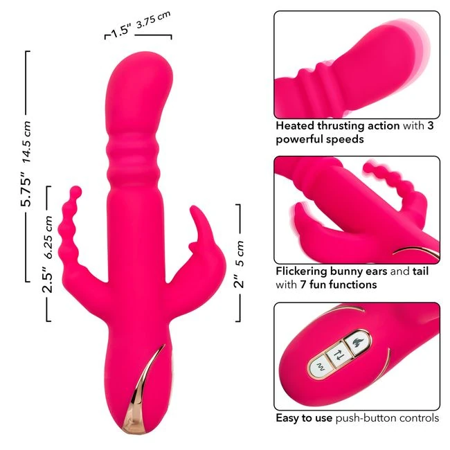 Jack Rabbit Signature Heated Triple Fantasy Rabbit - Specifications