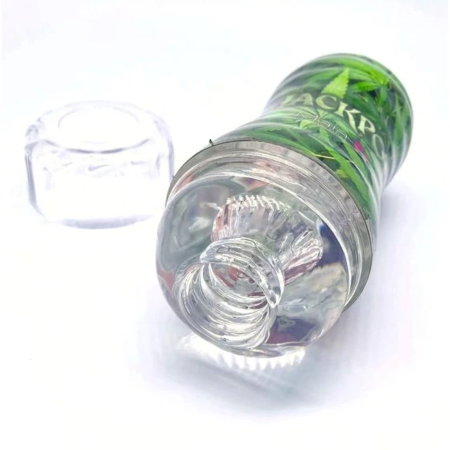 Jackpot Cannabis Crystal Stroker - Internal Texture and Stimulation