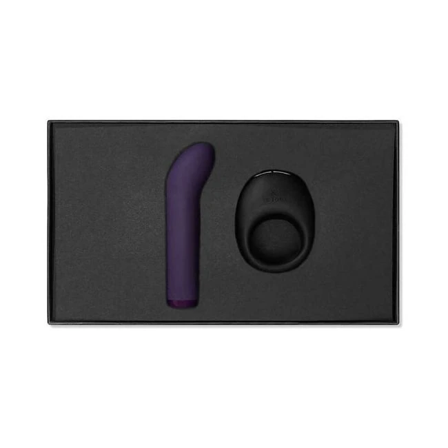 Je Joue Couples Collection - G-spot Bullet Purple and Mio Black - Elegant Gift Set for Intimate Play