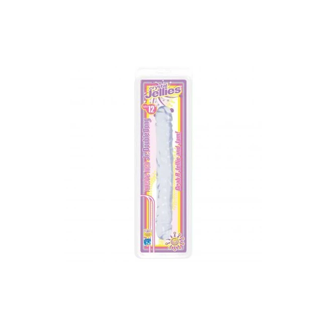 Jellies Jr 12" Double Dong - - Shape & Texture