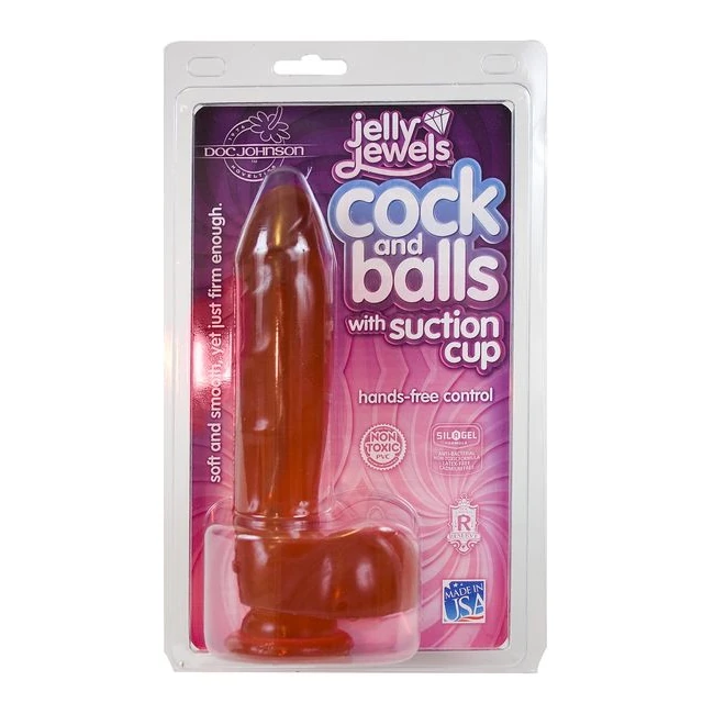 Jelly Cock & Balls W/suction Cup - Material & Feel