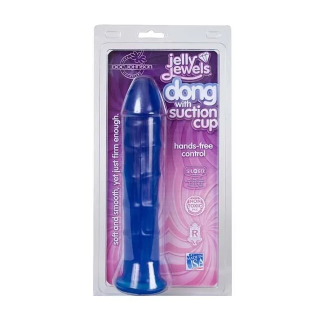 Jelly Dong W/suction Cuo Sapphire - Material & Feel