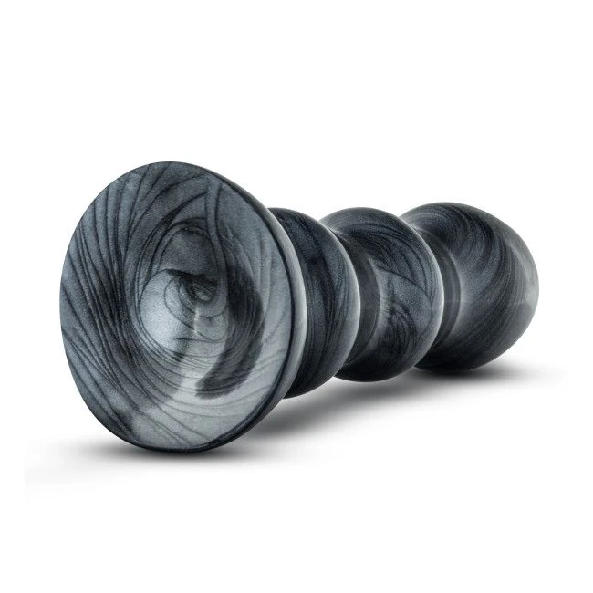 Jet Black Jack Carbon Metallic Black Anal Plug - Graduated Sizing &amp; Base Design
