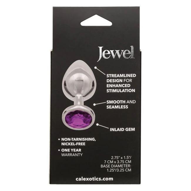 Jewel Large Amethyst Plug - Physical Specifications