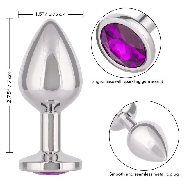 Jewel Large Amethyst Plug - How It Feels