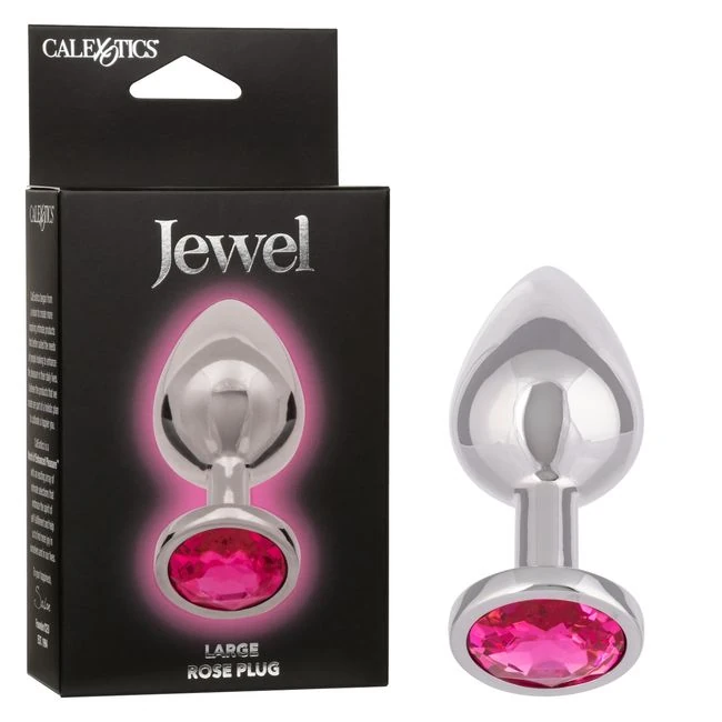 Jewel Rose Plug - A Jeweled Acrylic Butt Plug in Two Sizes