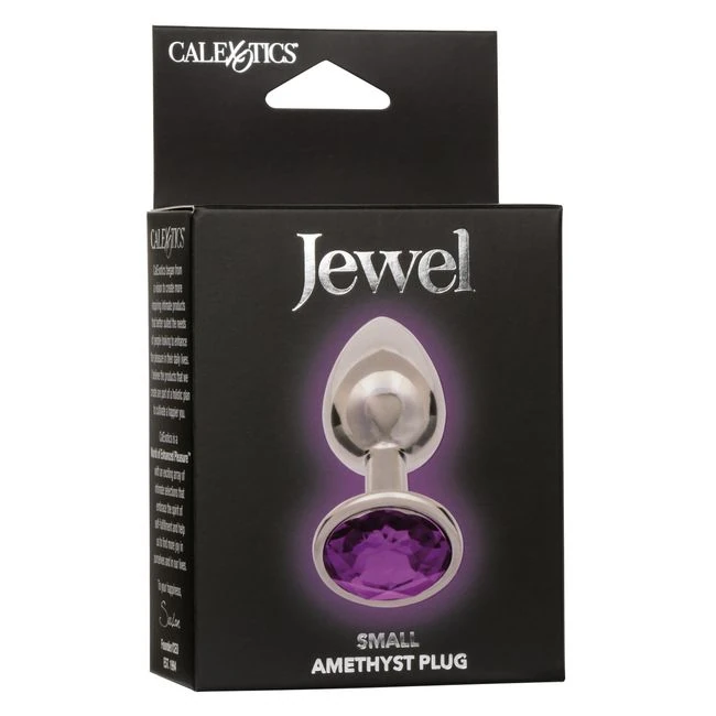 Jewel Small Amethyst Plug - How It Feels