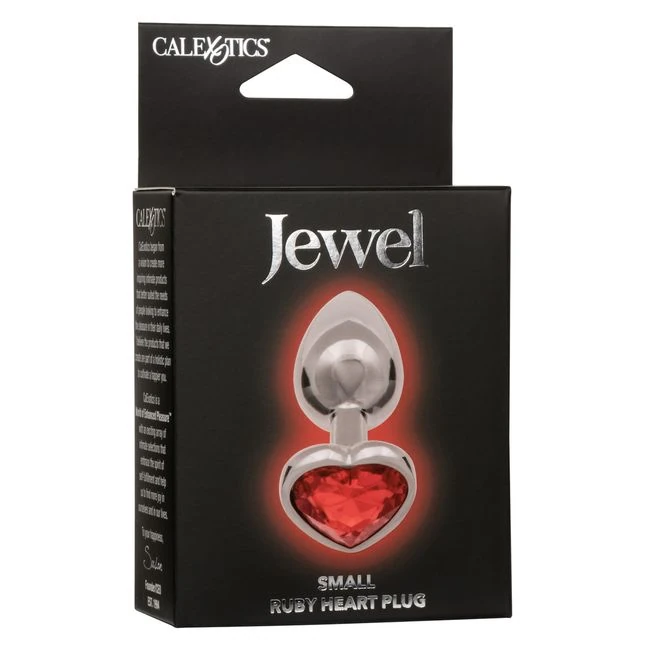 Jewel Ruby Heart Plug - Material & Safety