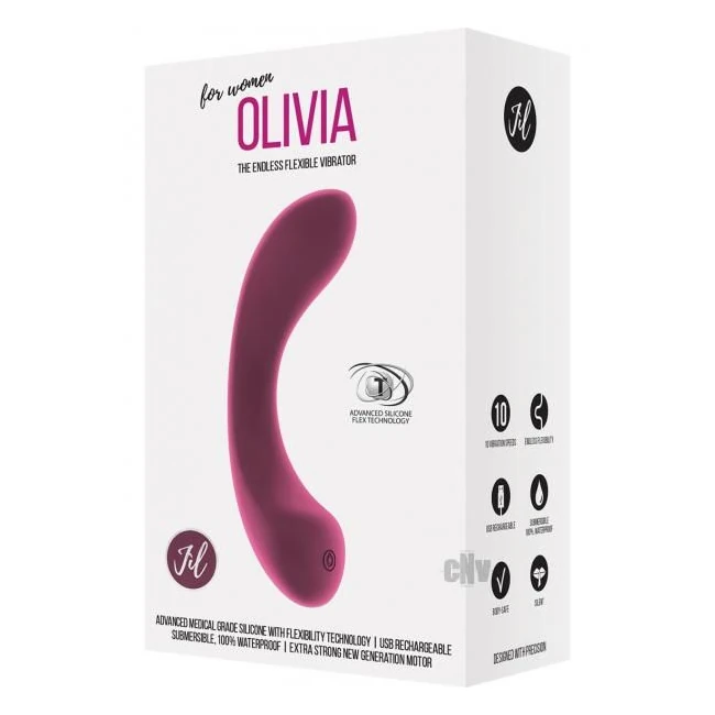 Jil Olivia Flexible Vibrator - How It Feels