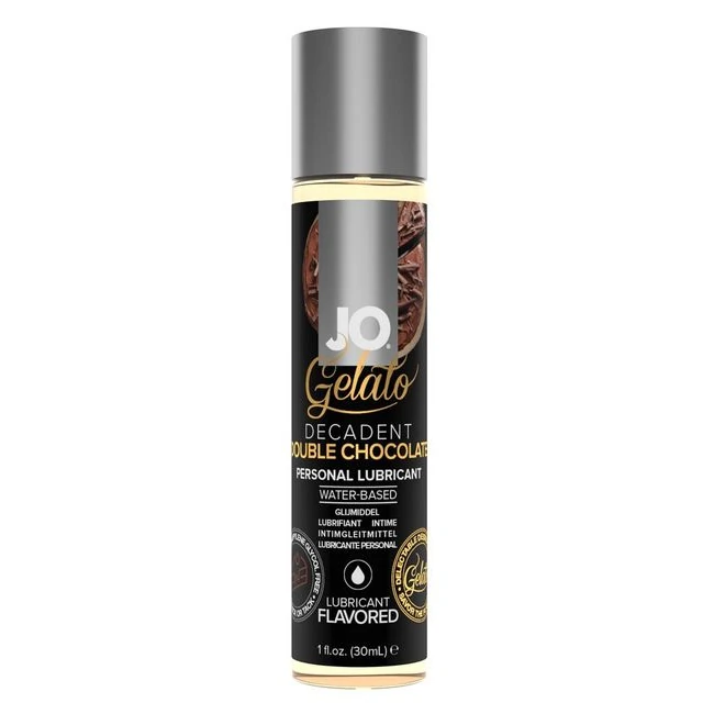 Jo Gelato Decadent Double Chocolate Water Based Lube - A Water-Based Glide That Rinses Clean