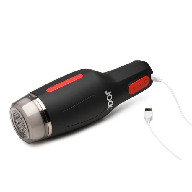 Jock 15x Sucking & Vibrating Masturbator - Suction Features