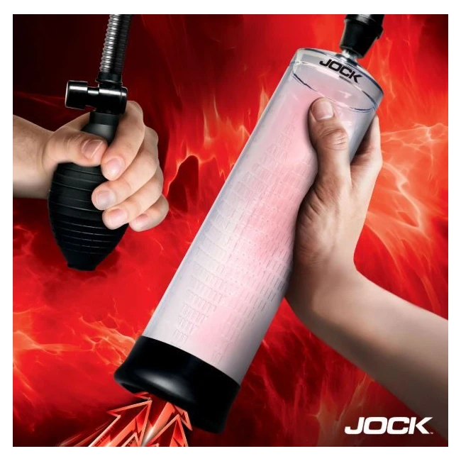 Jock Advanced Amp up Penis Pump w/ Bulb - by CURVE NOVELTIES