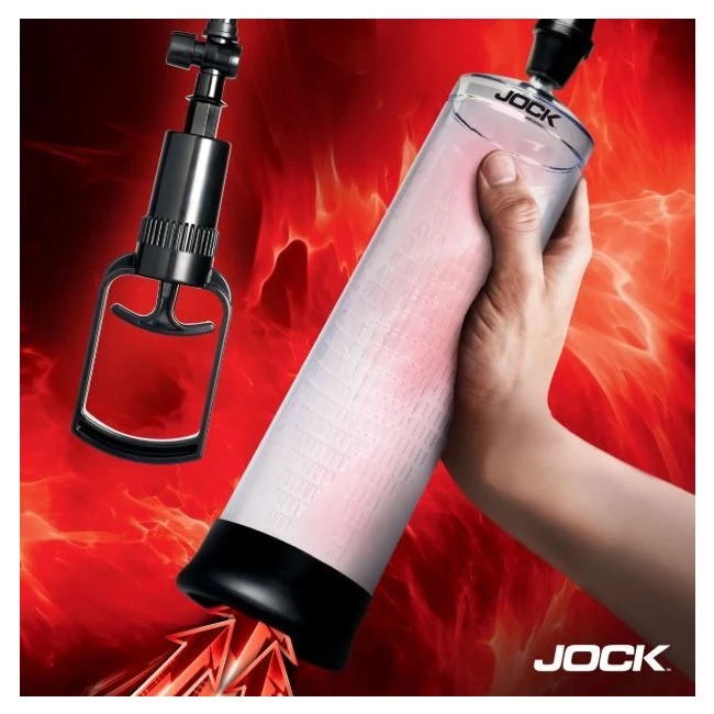 Jock Advanced Amp Up Penis Pump W/pull Handle - Experience Enhanced Control and Suction