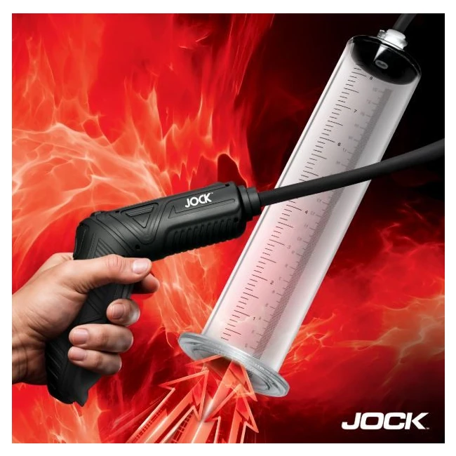 Jock Advanced Power Pumper Penis Pump W/cylinder - Internal Texture and Stimulation