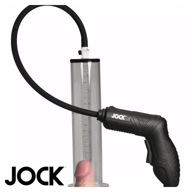 Jock Advanced Power Pumper Penis Pump W/cylinder - Grip & Control