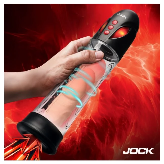 Jock Advanced Power Up Automat Waterproof Penis Pump - Internal Texture and Stimulation