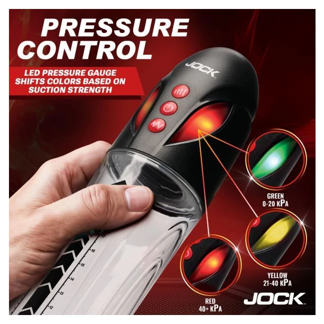 Jock Advanced Power Up Automat Waterproof Penis Pump - Specifications