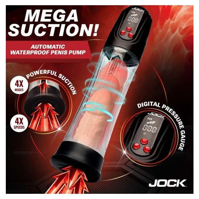 Jock Advanced Power up Digital Automatic/waterproof Penis Pum - Materials and Build