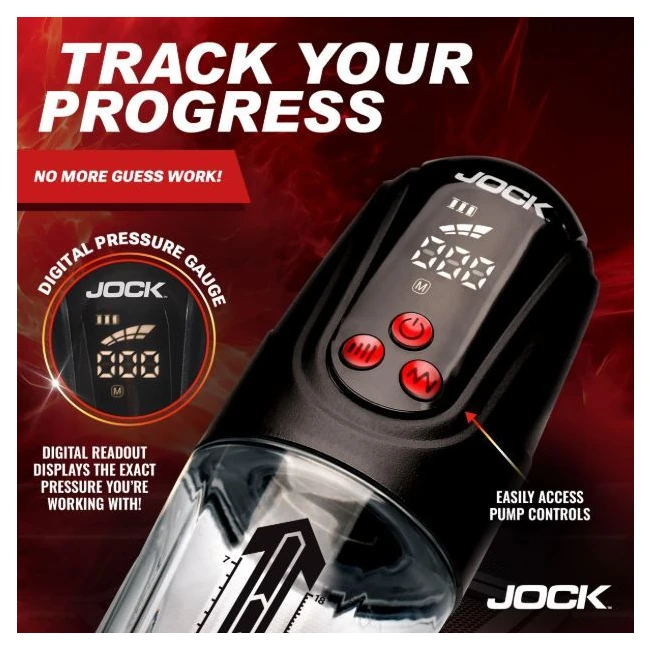 Jock Advanced Power up Digital Automatic/waterproof Penis Pum - Shower Use and Cleanup