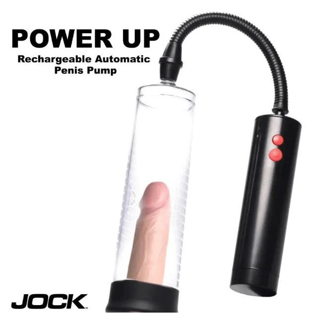 Jock Advanced Power Up Recharg Automatic Penis Pump - Key Details