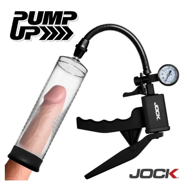 Jock Advanced Pump Up Penis Pump W/gauge &trigger Handle - Key Details