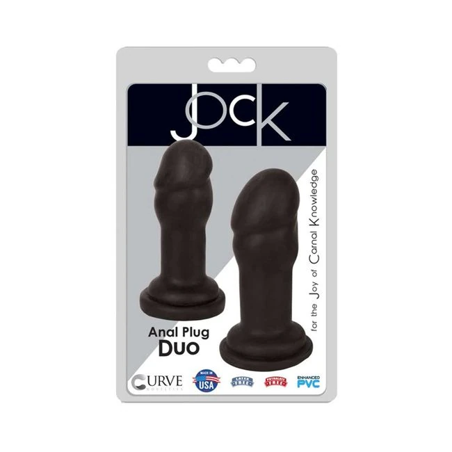 Jock Anal Plug Set Midnight - Shape & Comfort