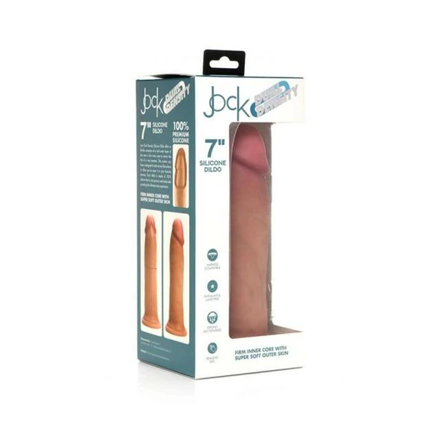 Jock Dual Density Silicone Dildo Light - Shape & Texture
