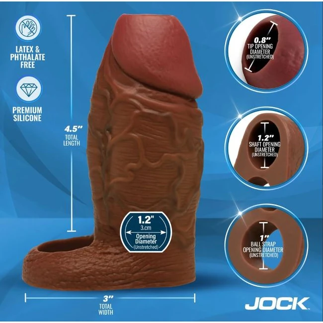 Jock Enhancers Penis Enhancer W/ Ball Strap - What Stands Out