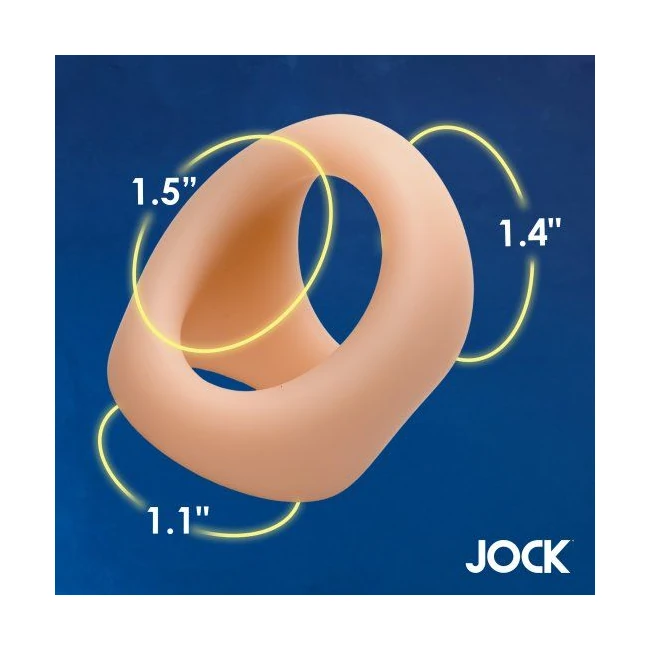 Jock Silicone Cock & Ball Ring Light - Key Details