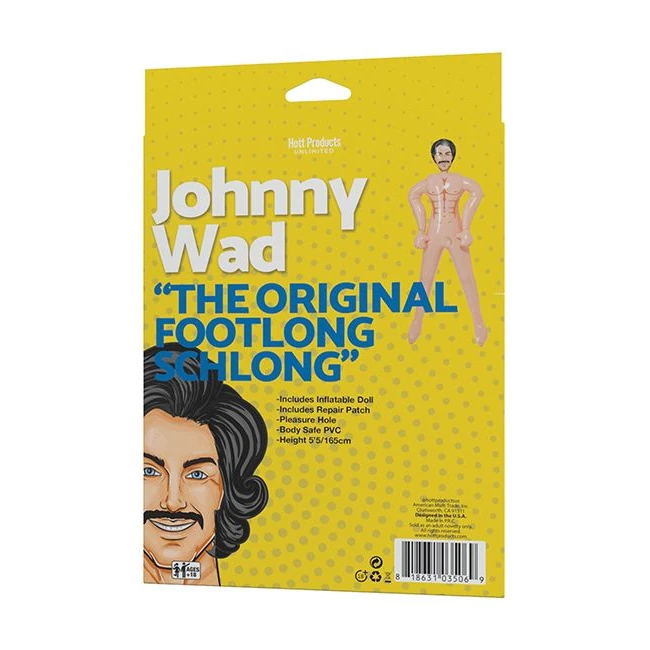 Johnny Wad Blow Up Doll W/ Large Penis - Overview
