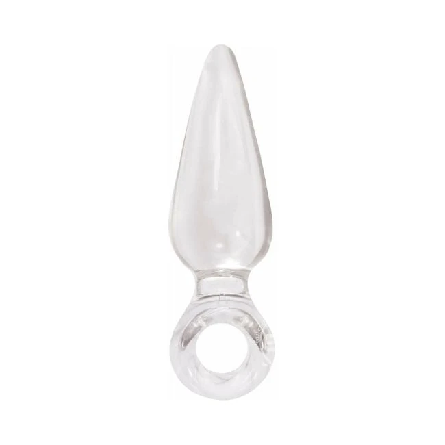 Jolie Pleasures Jellie Mini Butt Plug Clear - Shape & Comfort