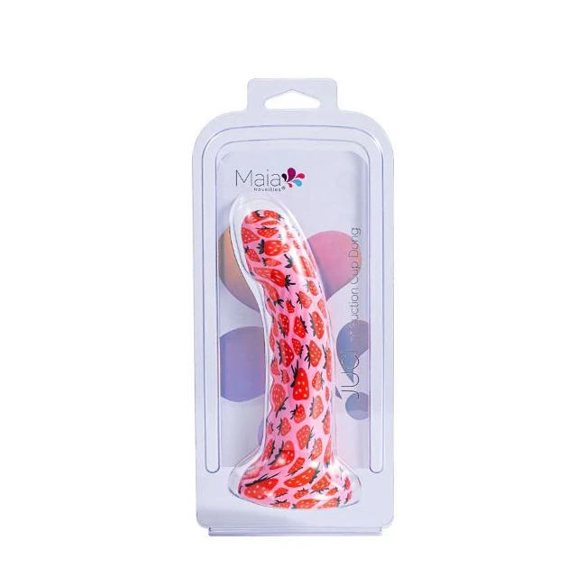 Juci Dong Strawberry Pattern - Strawberry Print on Body-Safe Silicone