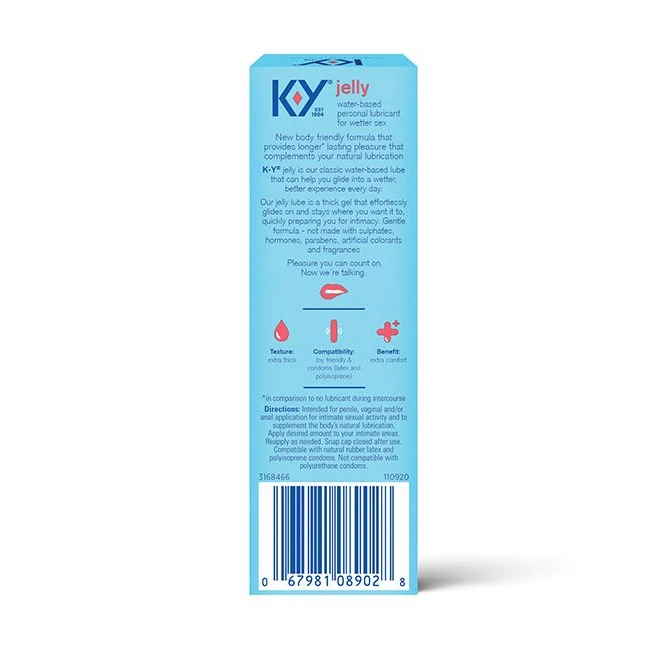 K-Y Jellytube - Gel Texture and Ingredient Makeup