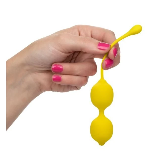 Kegel Training Set Lemon Yellow - Revitalize and Strengthen with the Lemon Kegel Training Set