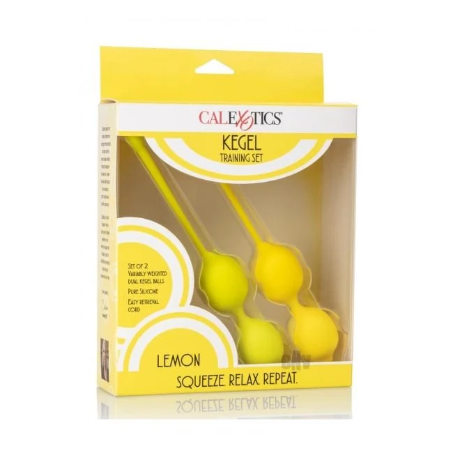 Kegel Training Set Lemon Yellow - Designed for Effective and Safe Training