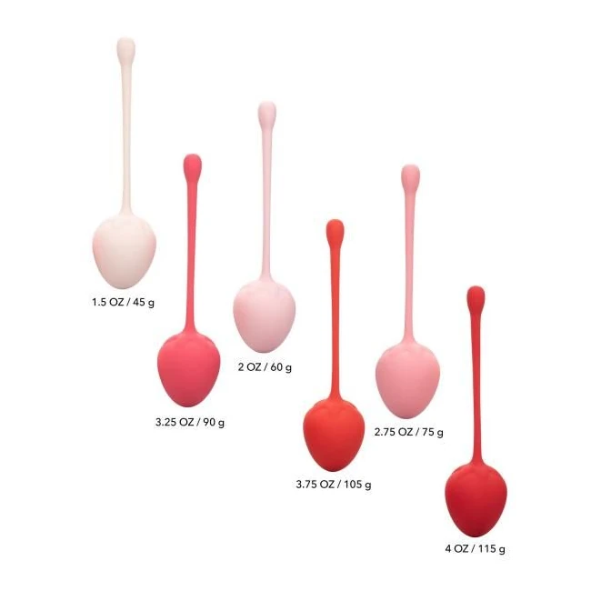 Kegel Training Set Strawberry 6 Piece - Revitalize and Strengthen with the Strawberry Kegel Training Set