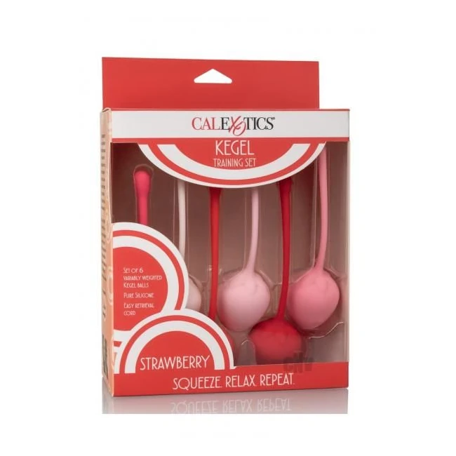 Kegel Training Set Strawberry 6 Piece - Features & Specifications