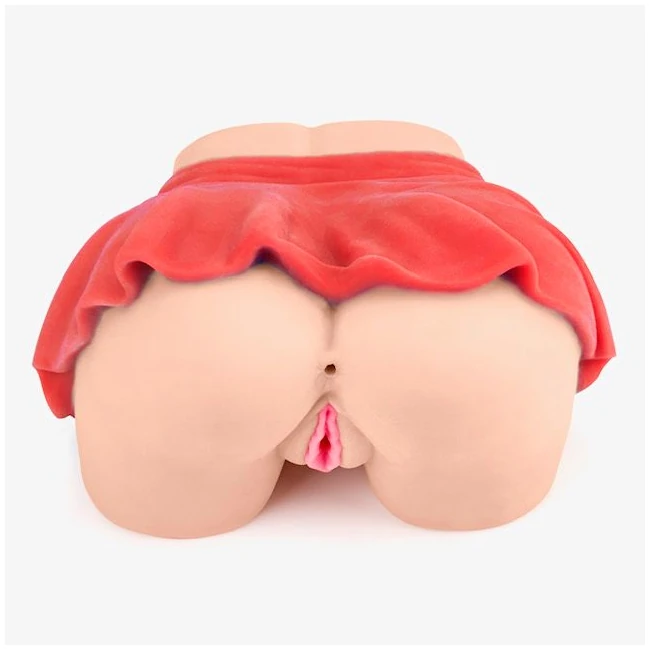 Keisha Grey Mini Skirt Pussy & Anus Masturbator - Grip & Control