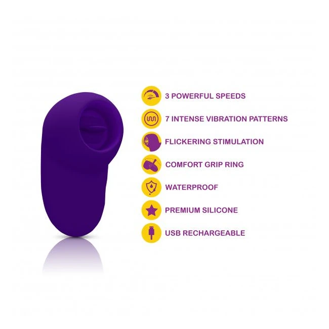Kenley Violet Intense Flickering Finger Vibe - Power & Performance