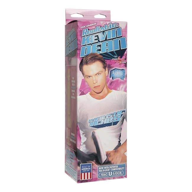 Kevin Dean 12  Cock with Removable Vac-u-lock Suction Cup" - Shape & Texture