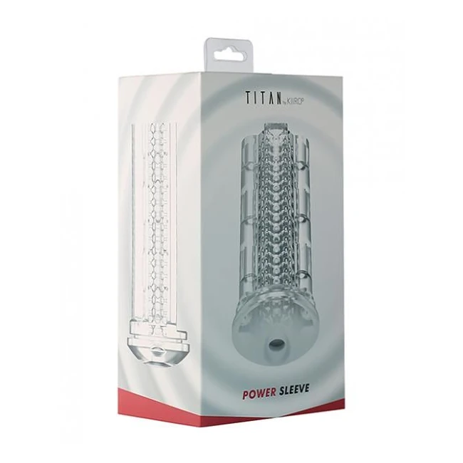 Kiiroo Power Sleeve for Titan Clear - Grip & Control