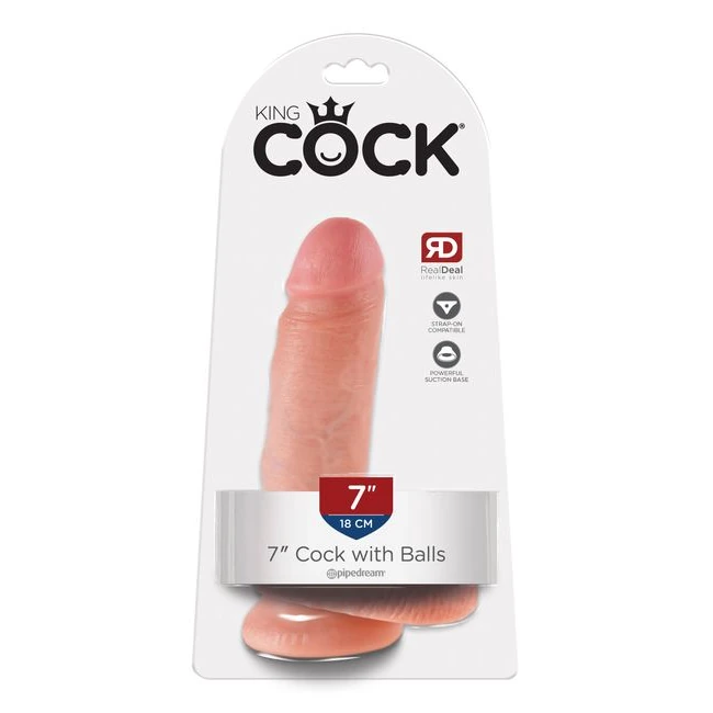 King Cock Cock W/balls - Size & Fit