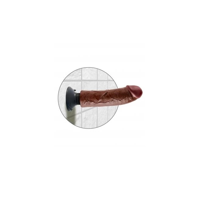 King Cock Cock Brown Vibrating - Power & Performance