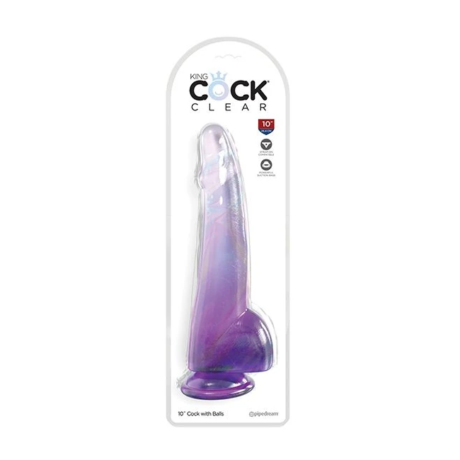 King Cock Clear W/ Balls - Available Variations