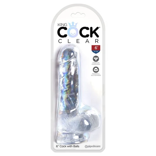 KING COCK CLEAR 6 - Shape & Texture
