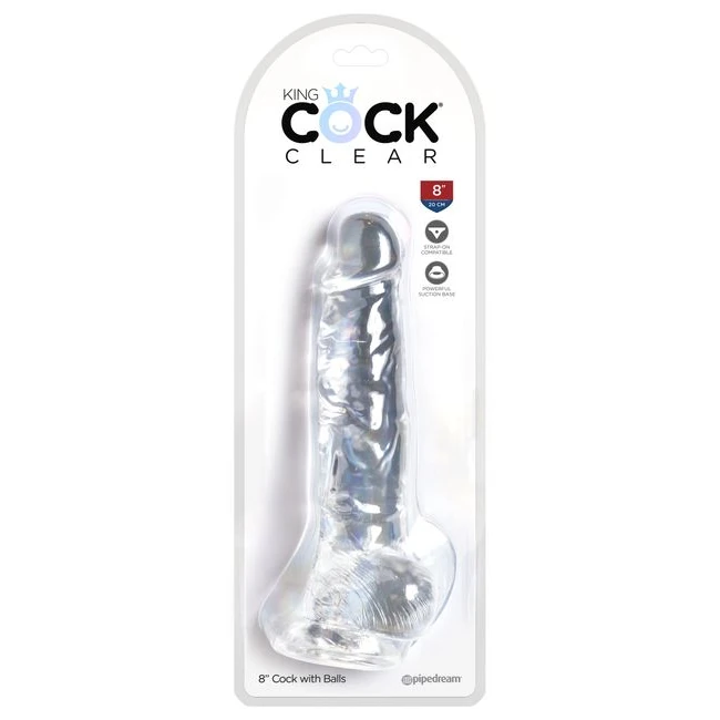 KING COCK CLEAR 8 - Shape & Texture