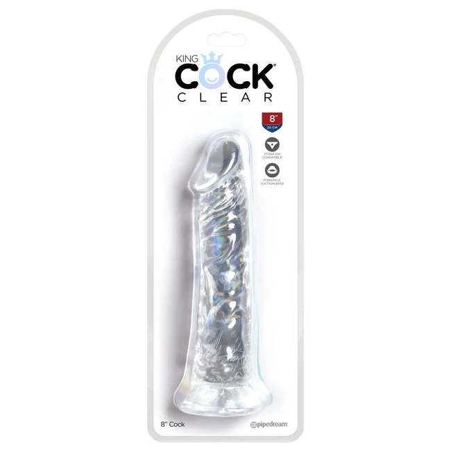 King Cock Clear Cock W/o Balls - Shape & Texture