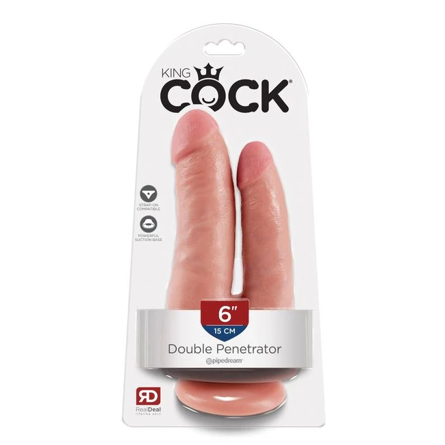 King Cock Double Penetrator Flesh - Additional Features